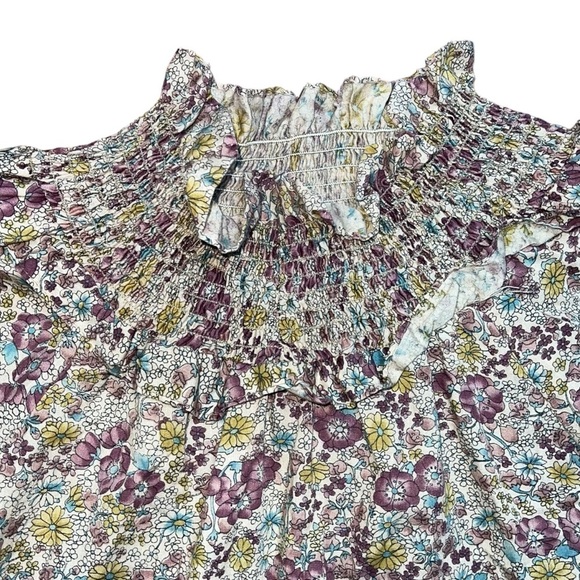 1950s The Young Circle Saks Fifth Avenue Floral Print Midi Dress - Picture 3 of 6